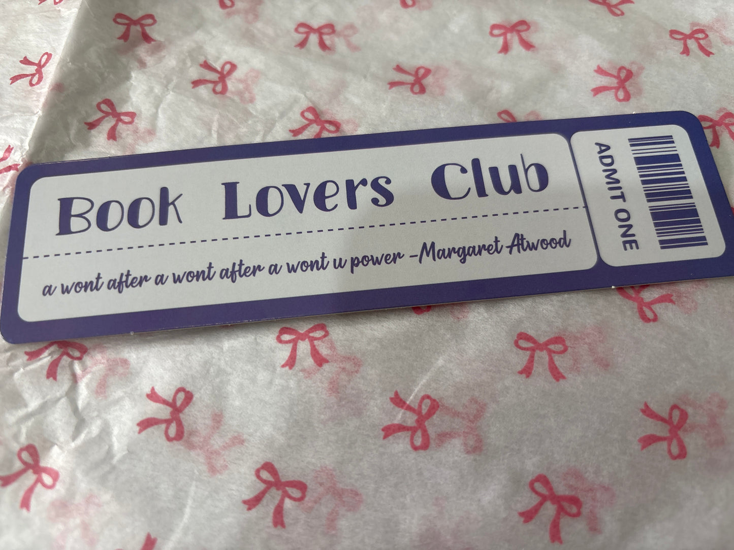 Book Lovers Club Blue