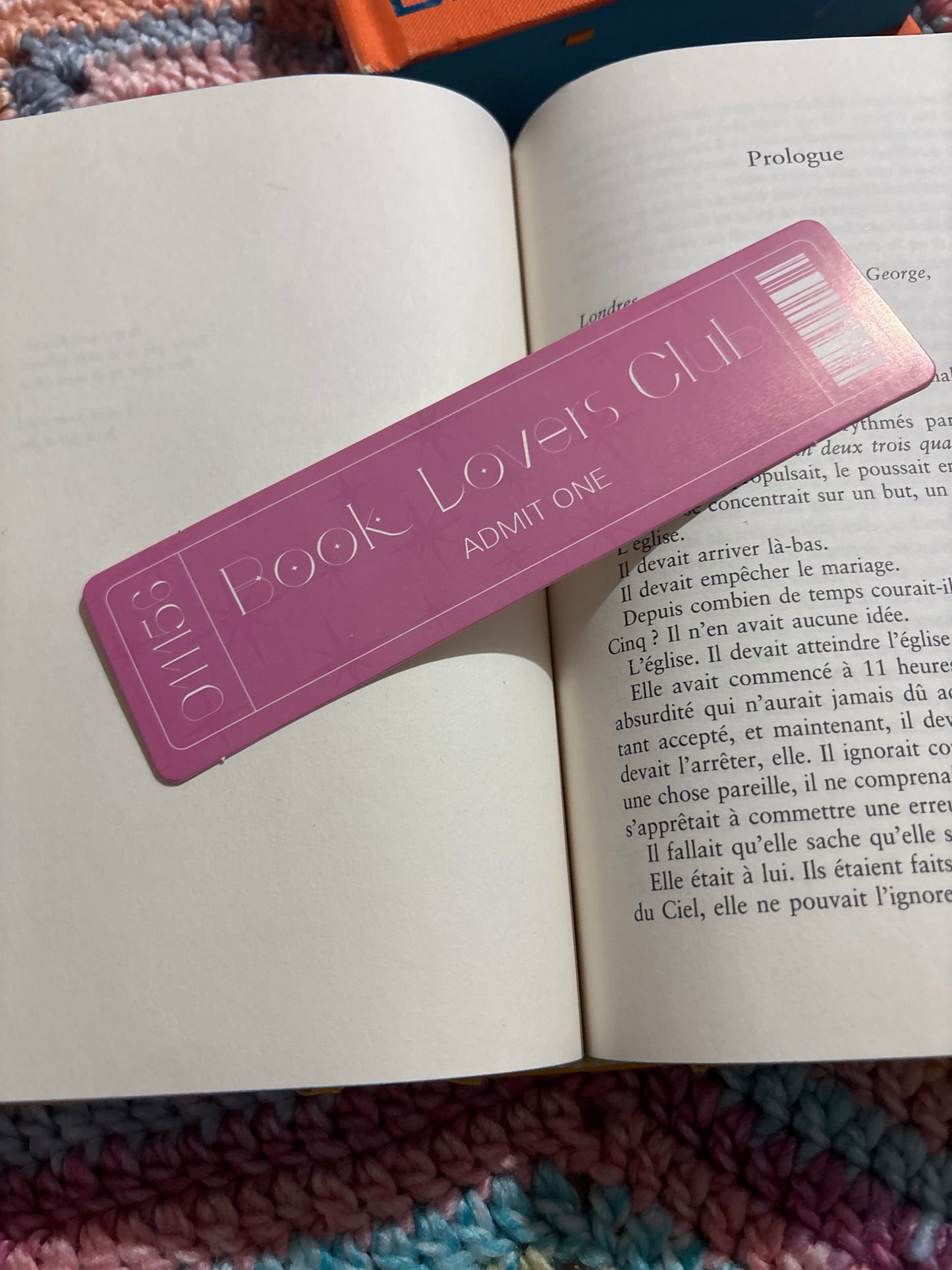 Book Lovers Club Pink
