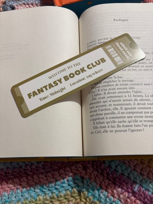 Fantasy Book Club dark green
