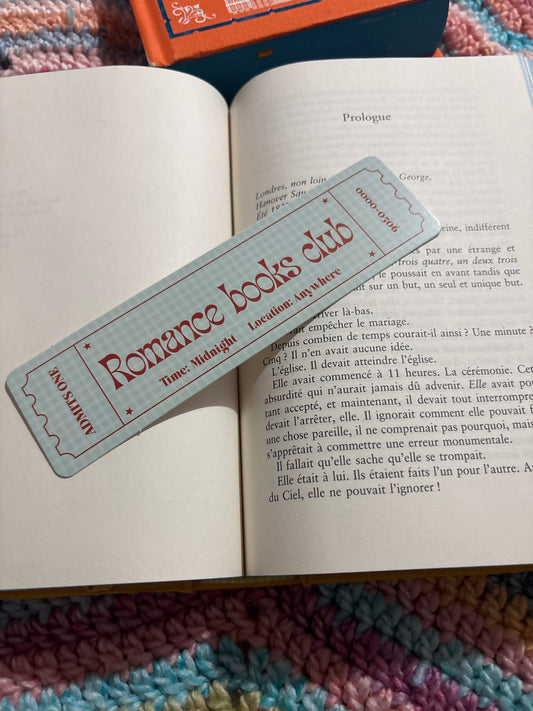 Romance Book Club Blue