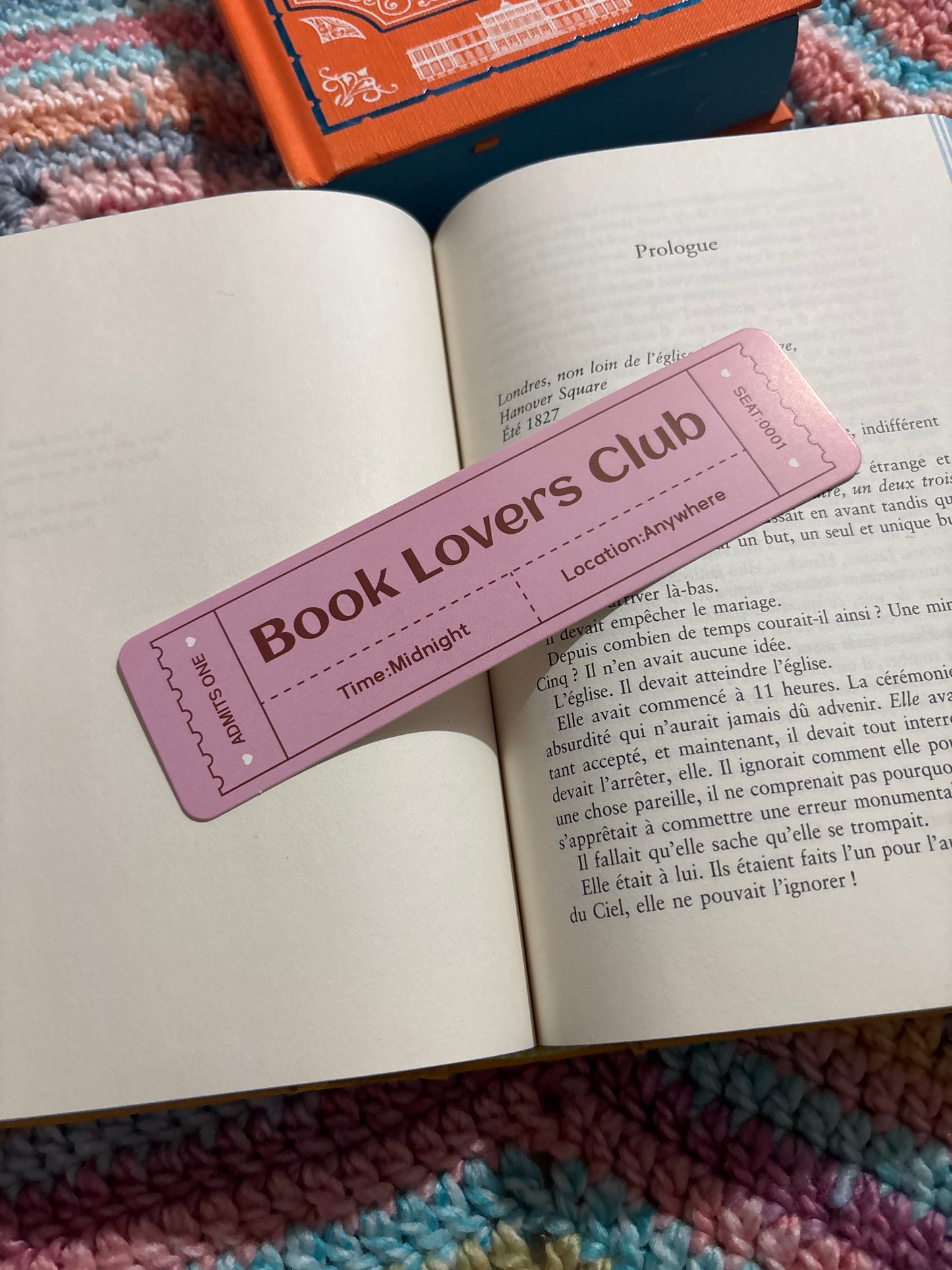 Book Lovers Club Pink