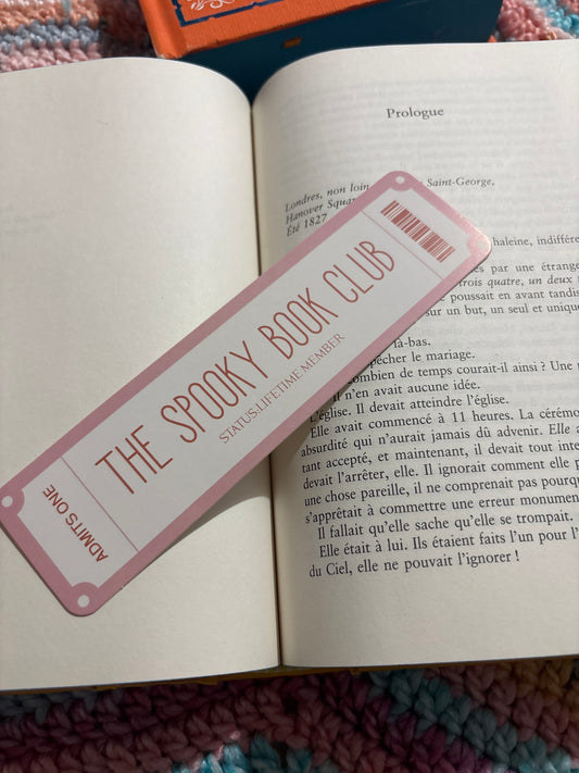 The Spooky Book Club Pink