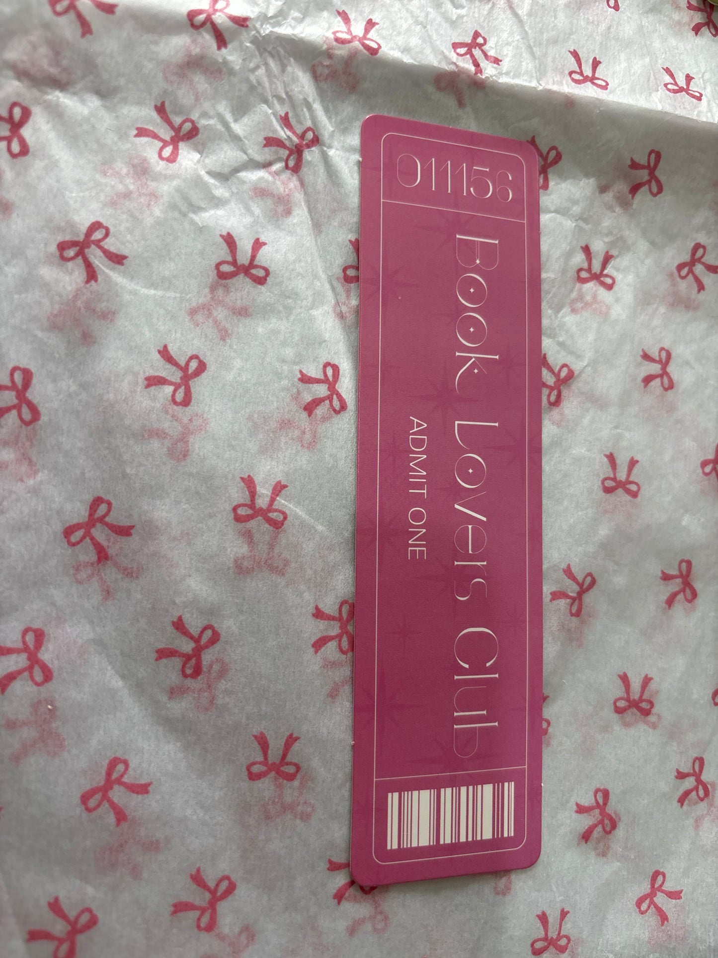 Book Lovers Club Pink